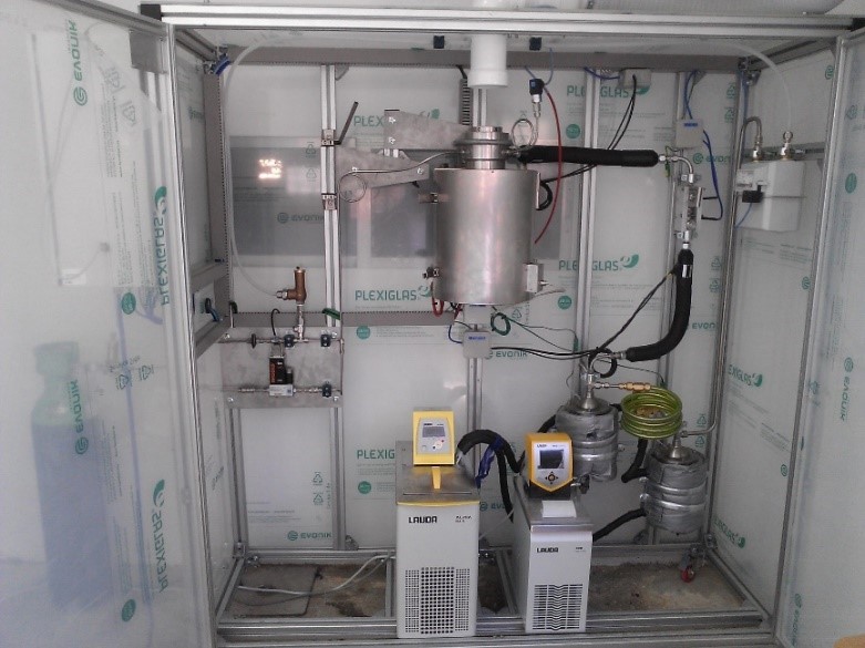 Reactor utilizado para preparación de biocarbones